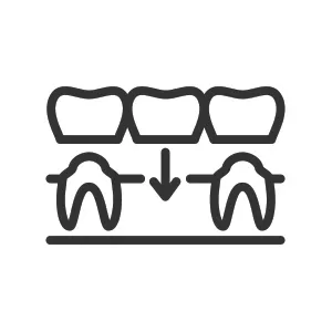 Icon for dental bridge services at Sango Hills Dental.